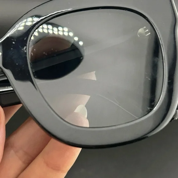 GUCCI GG0208S Round Frame Star Grey Gradient Black Sunglasses - Picture 11 of 16